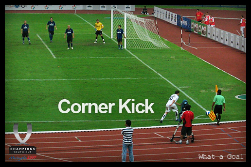 corner kick football